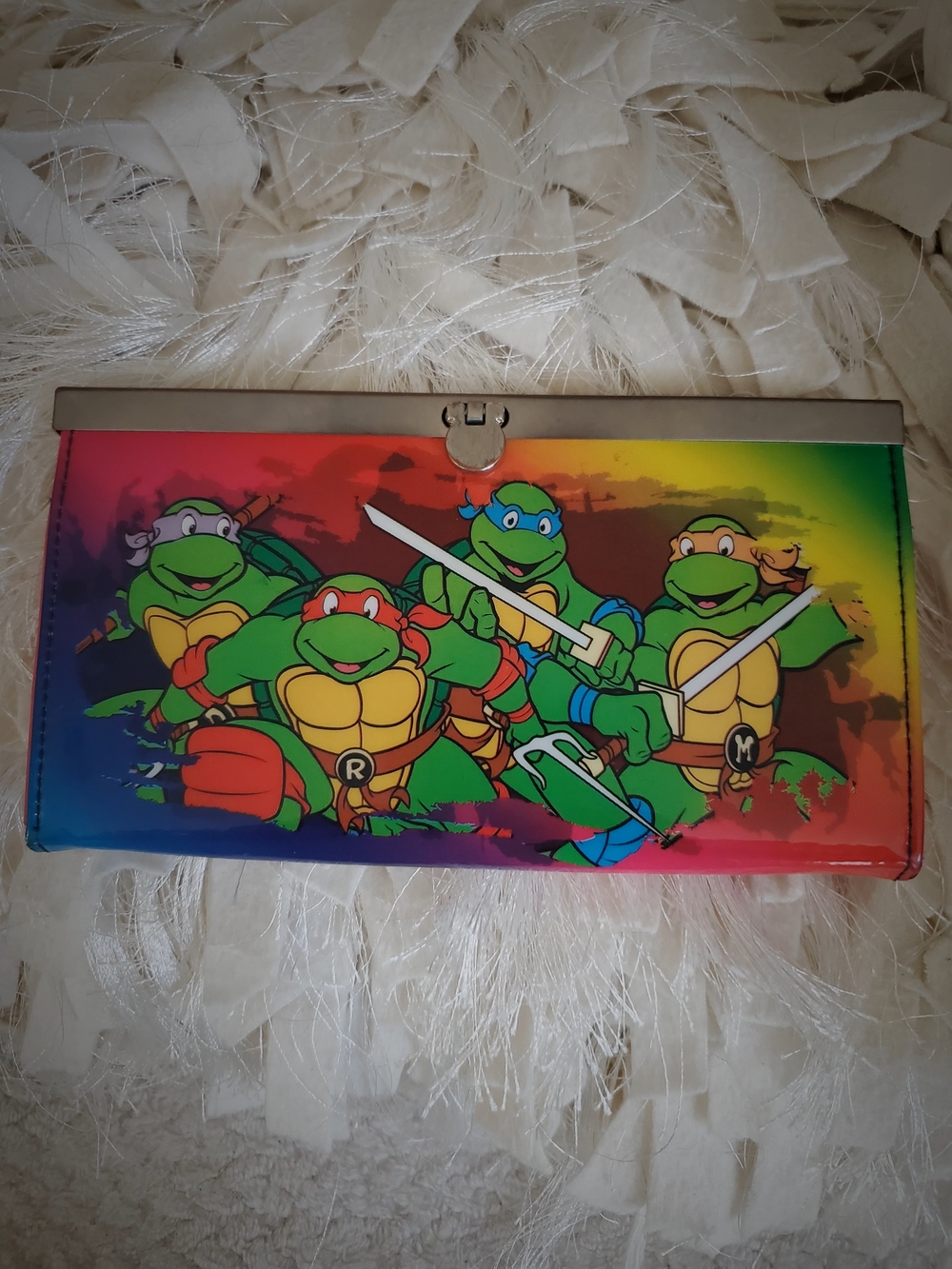 Teenage Mutant Ninja Turtles Rainbow Clasp Wallet